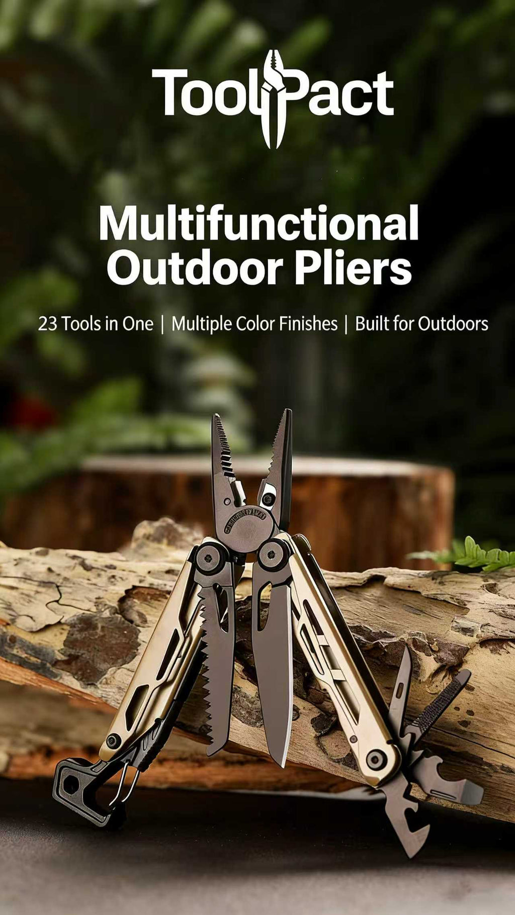 Toolpact,Signal, 23-in-1 Multi-tool for Outdoors